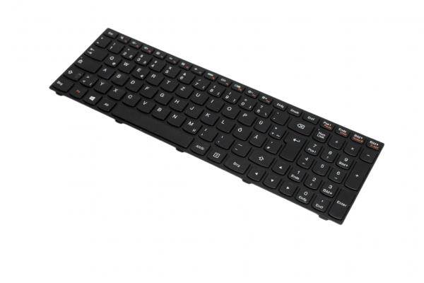 Tastatur Schwarz Deutsch QWERTZ  Notebook, Model: Lenovo MP-13Q16D0-686